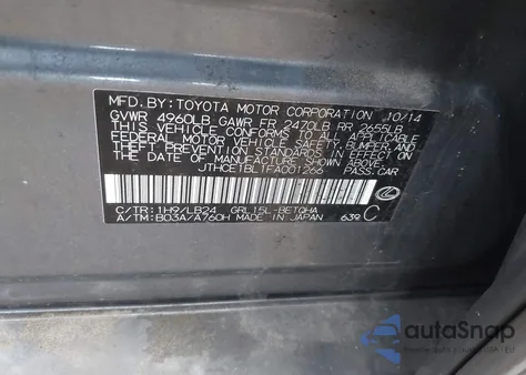 2015 Lexus Gs z USA, uszkodzony, nr VIN JTHCE1BL1FA001266